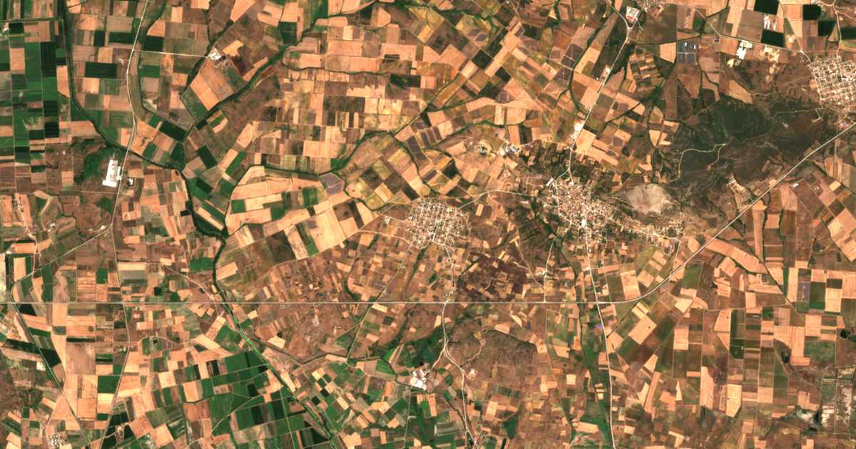 Satellitenkarte von Myrodáton