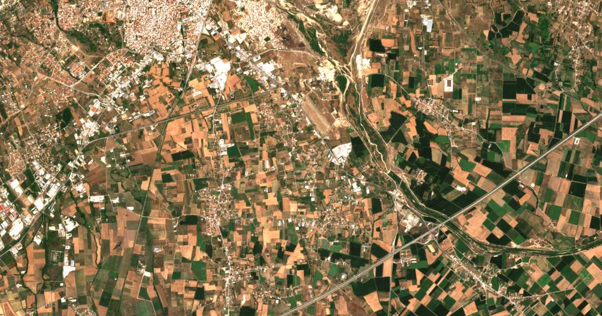 Satellitenkarte von Palaiós Zygós