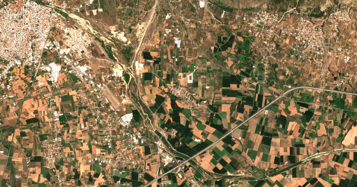 Satellitenkarte von Pigádia
