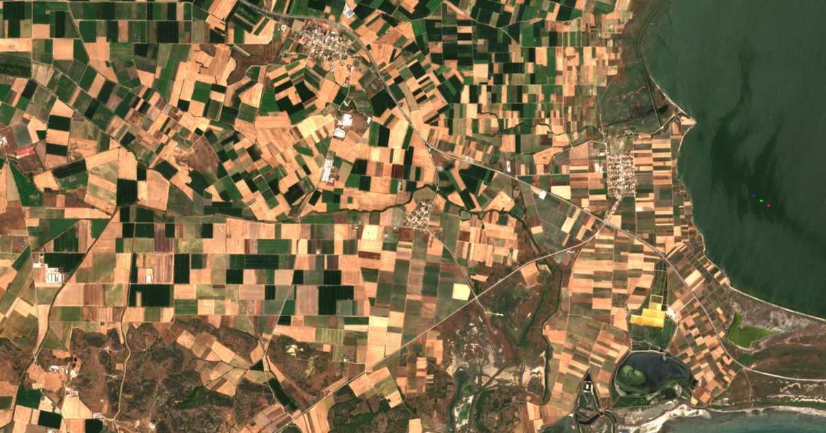Satellitenkarte von Potamiá