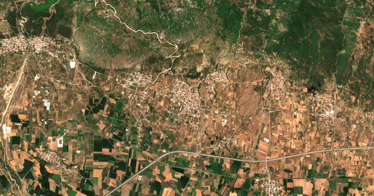 Satellitenkarte von Séleron