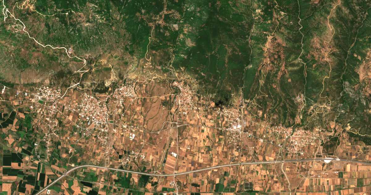 Satellitenkarte von Símantra