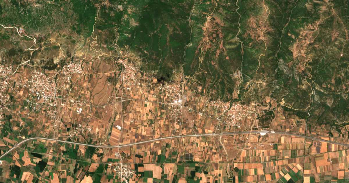 Satellitenkarte von Soúnion