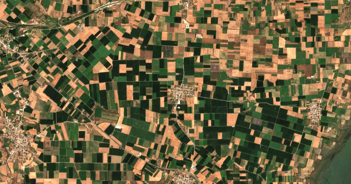 Satellitenkarte von Sydiní