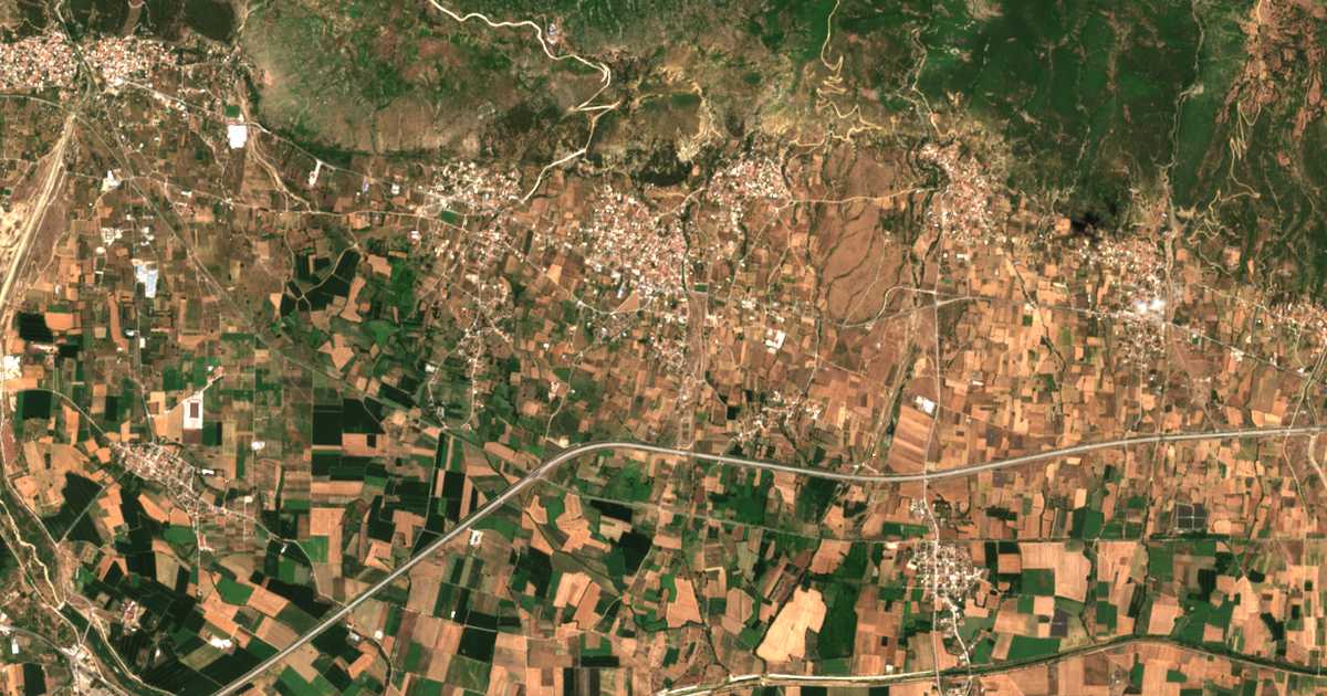 Satellitenkarte von Velochórion