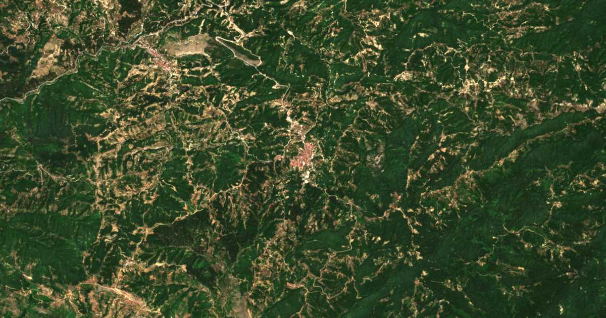 Satellitenkarte von Kéntavros