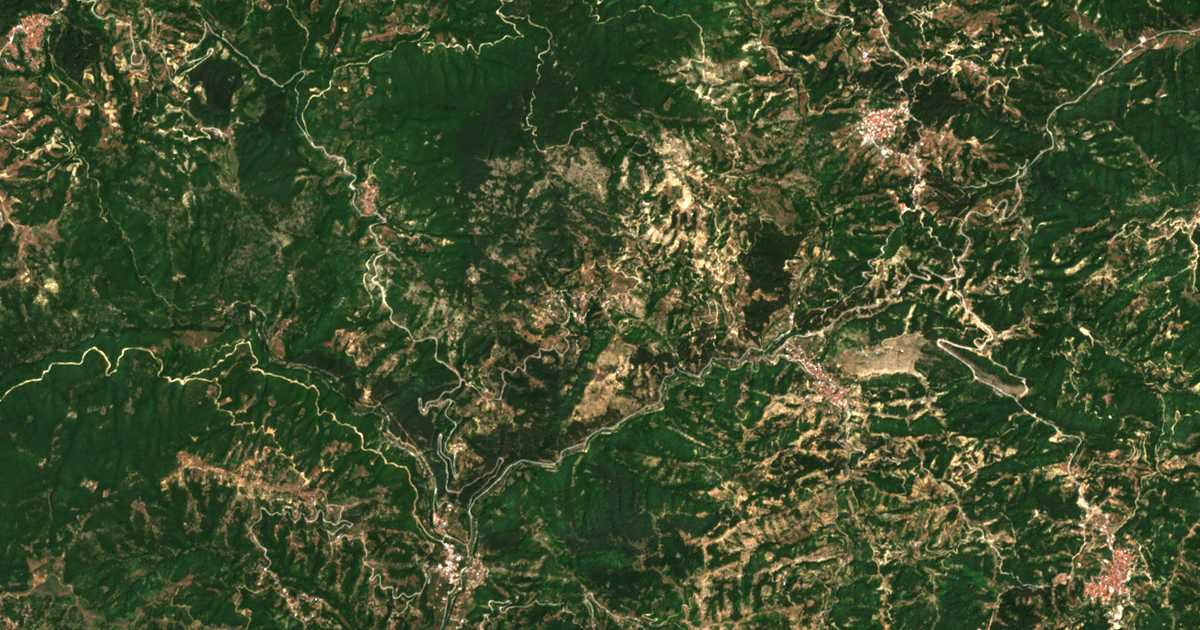 Satellitenkarte von Mántaina