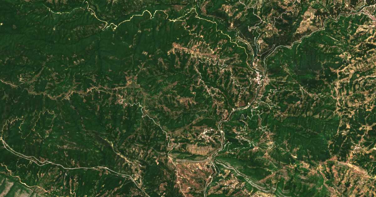Satellitenkarte von Prosílion