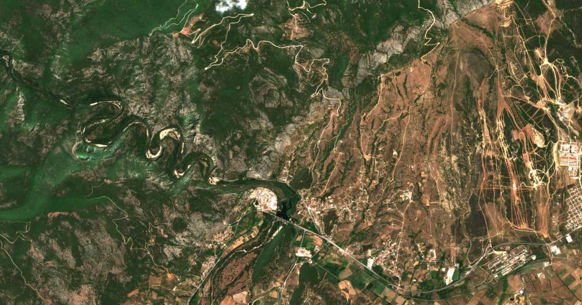 Satellitenkarte von Galáni