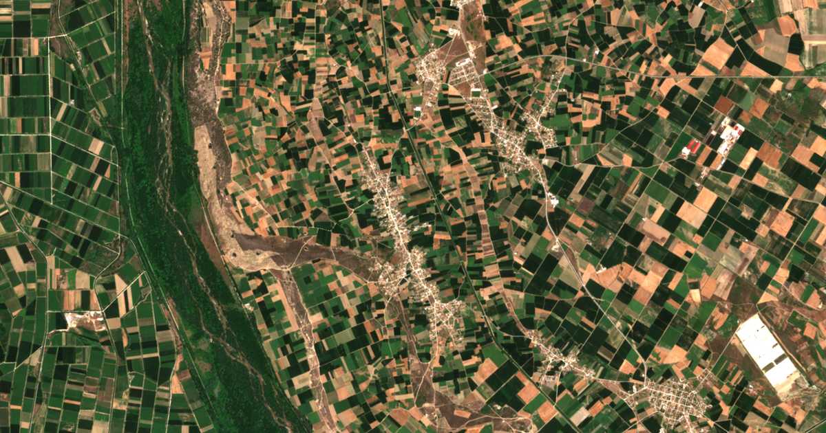 Satellitenkarte von Iliokéntima