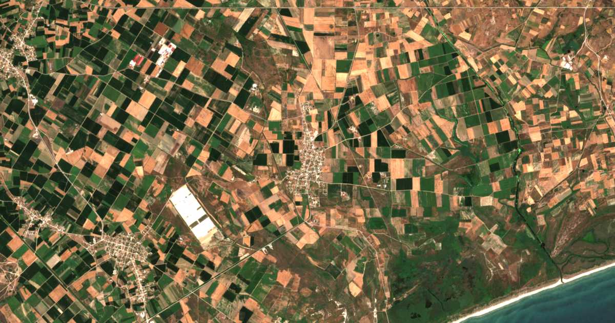 Satellitenkarte von Mángana