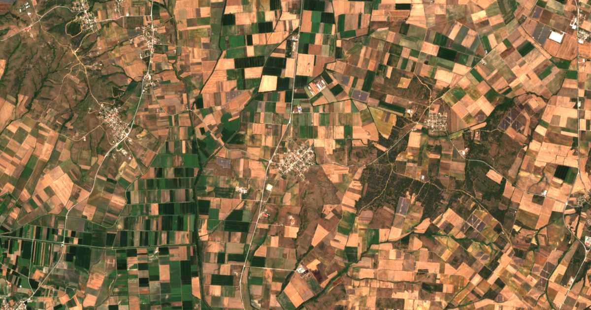 Satellitenkarte von Mélissa