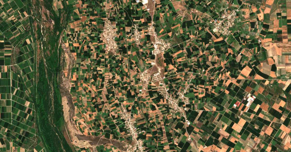 Satellitenkarte von Mikrochórion