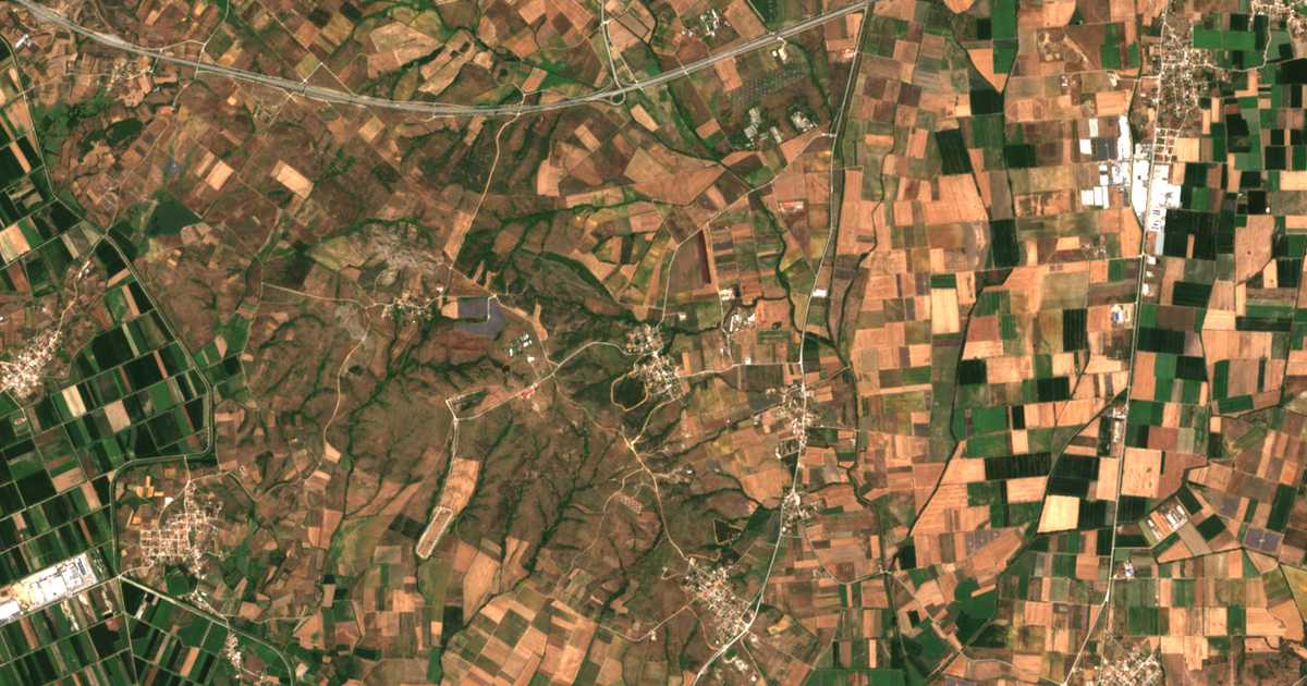 Satellitenkarte von Néa Amisós
