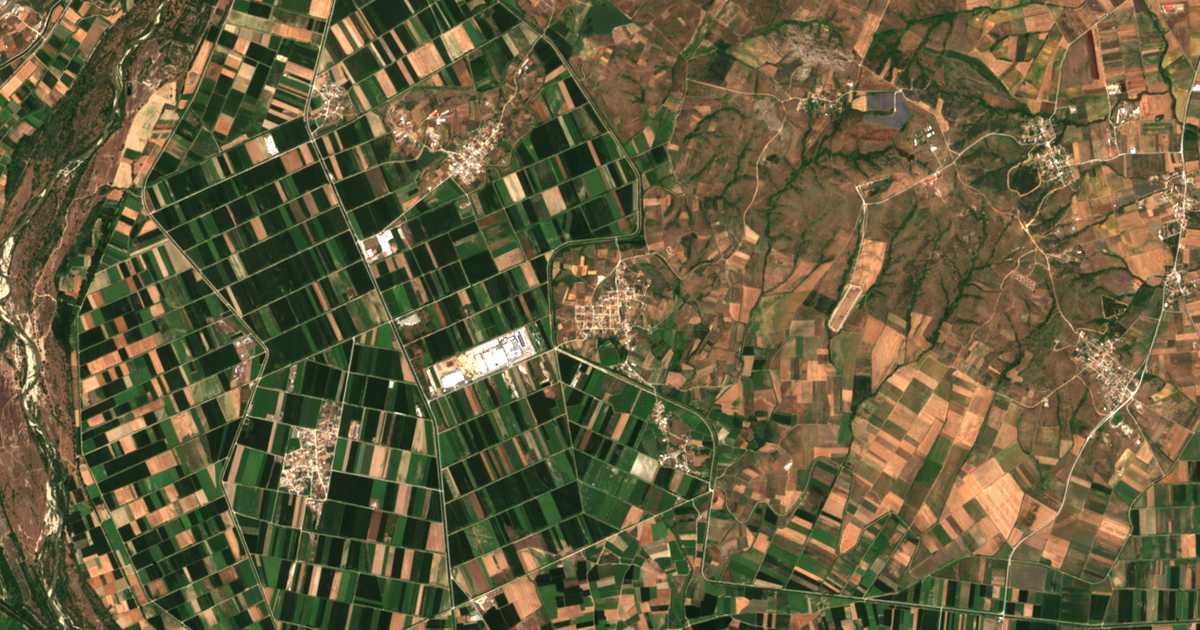 Satellitenkarte von Ólvion