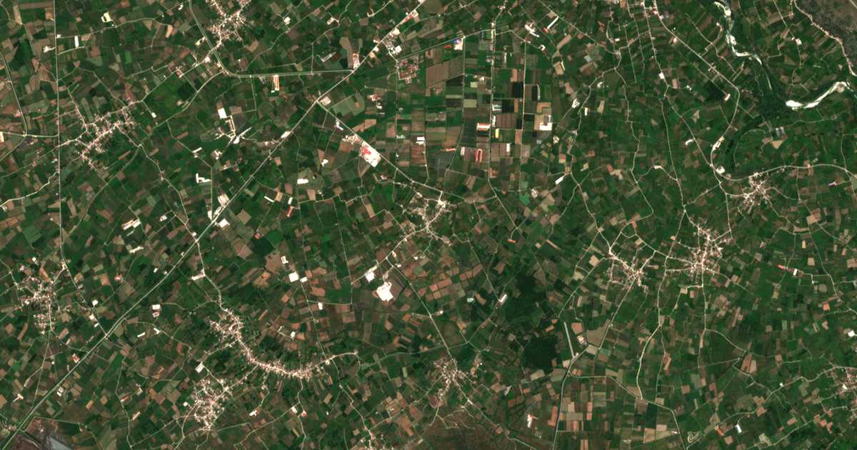 Satellitenkarte von Gavriá
