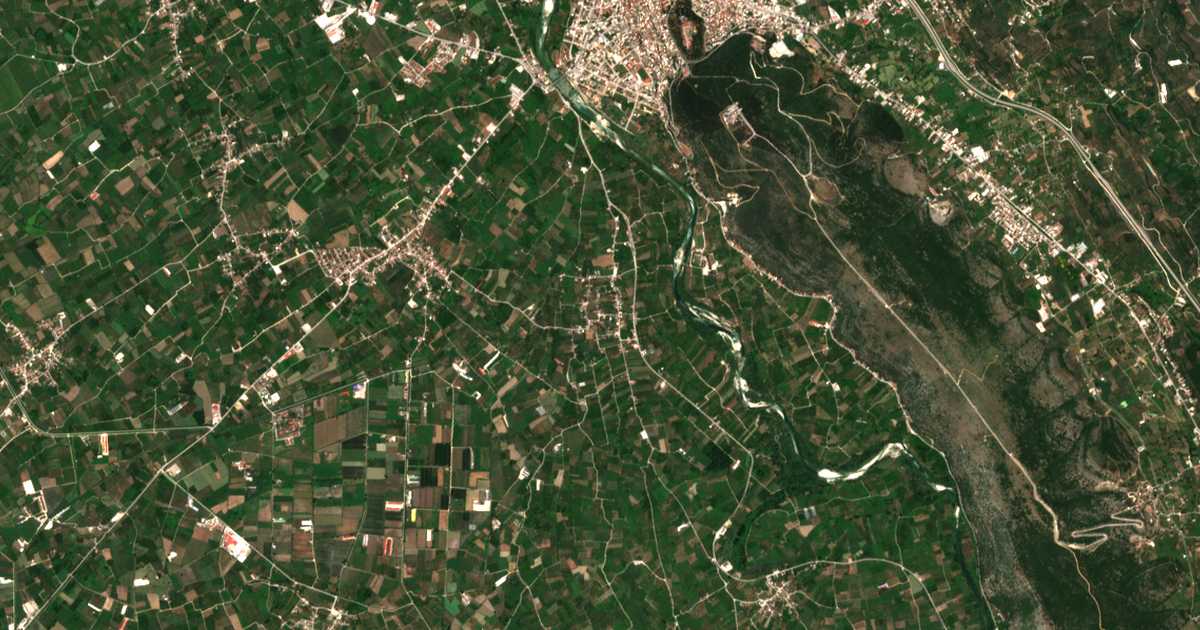 Satellitenkarte von Keramátai