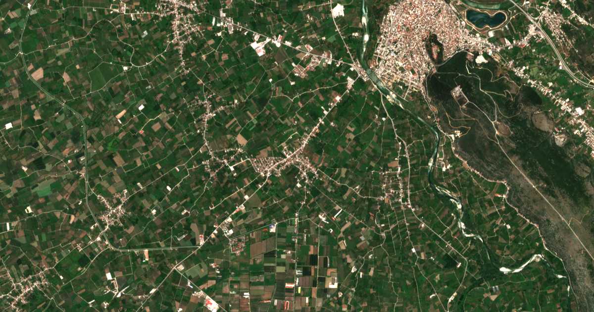 Satellitenkarte von Kostakioí