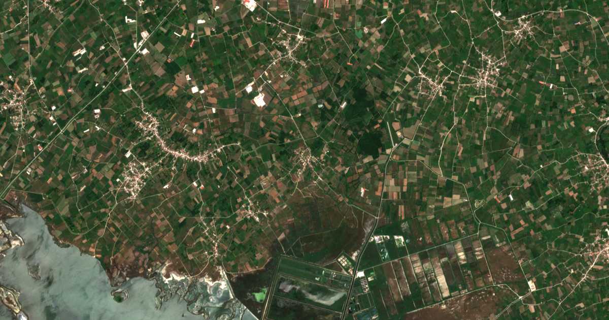 Satellitenkarte von Psathotópion