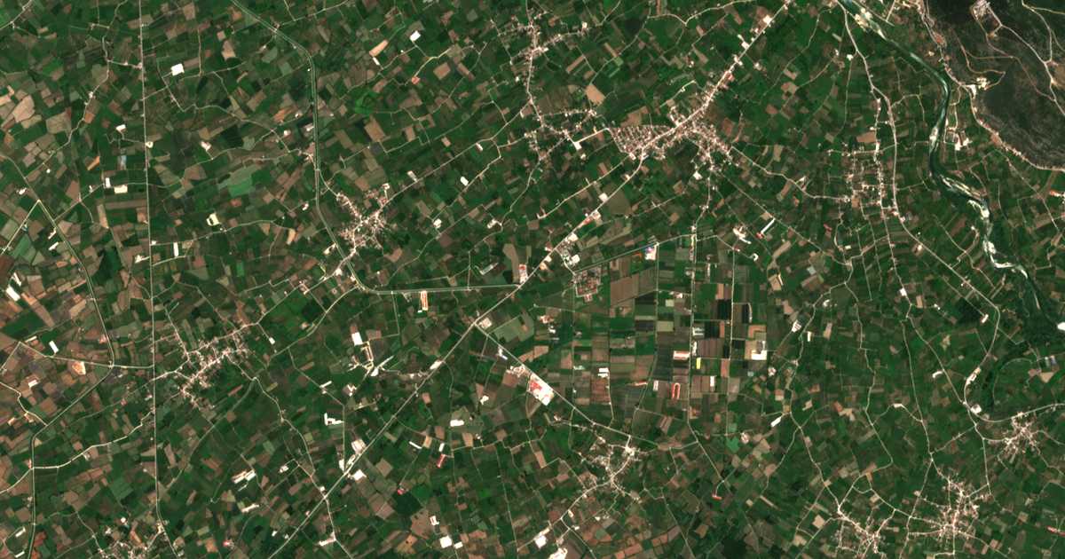 Satellitenkarte von Thanasaíika