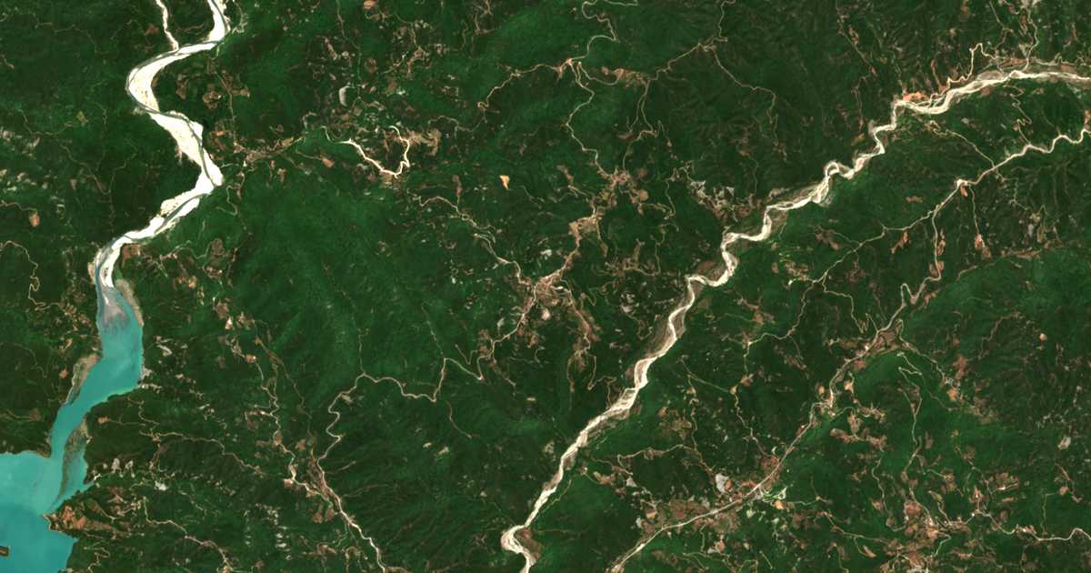 Satellitenkarte von Anemorráchi