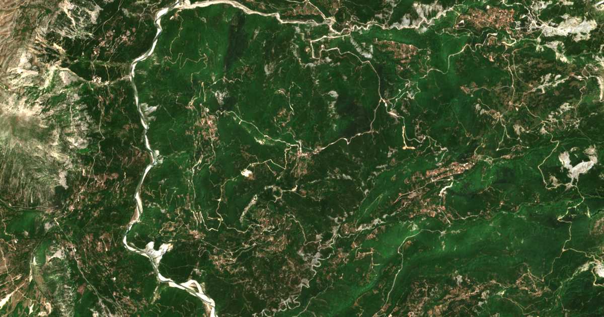Satellitenkarte von Áno Graikikón