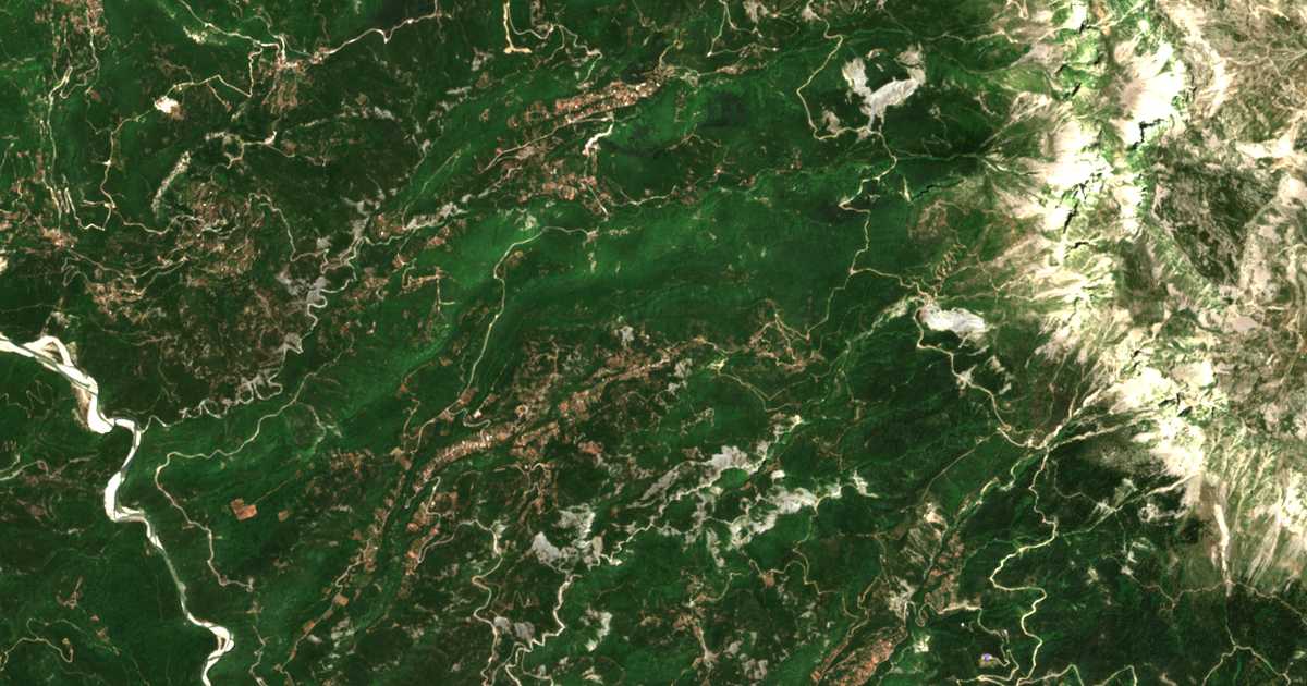 Satellitenkarte von Gerovrýsi