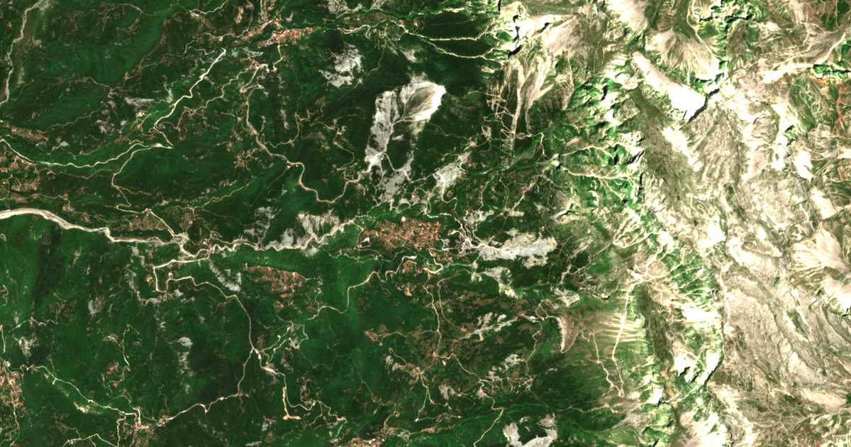 Satellitenkarte von Katarraktis