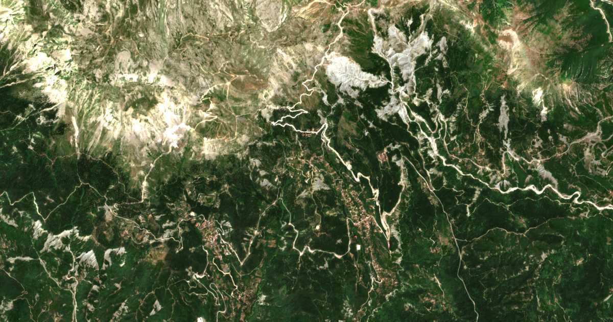 Satellitenkarte von Korakáda