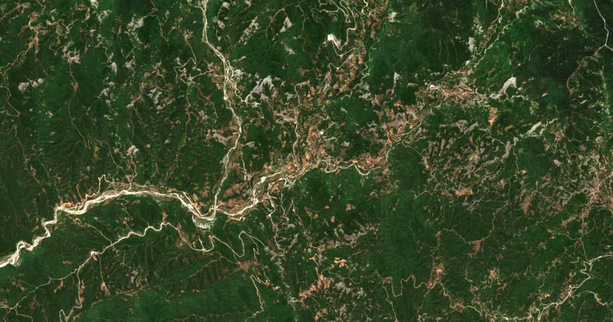 Satellitenkarte von Palaiokátounon