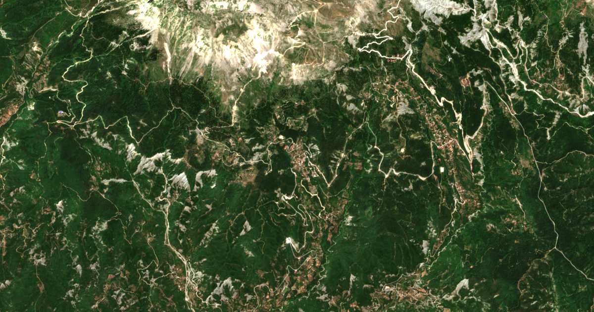 Satellitenkarte von Vourgareli