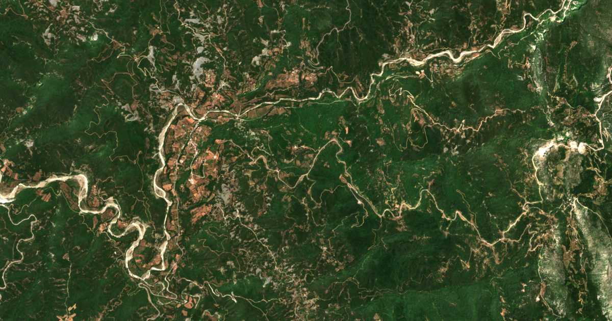 Satellitenkarte von Áno Kalentíni
