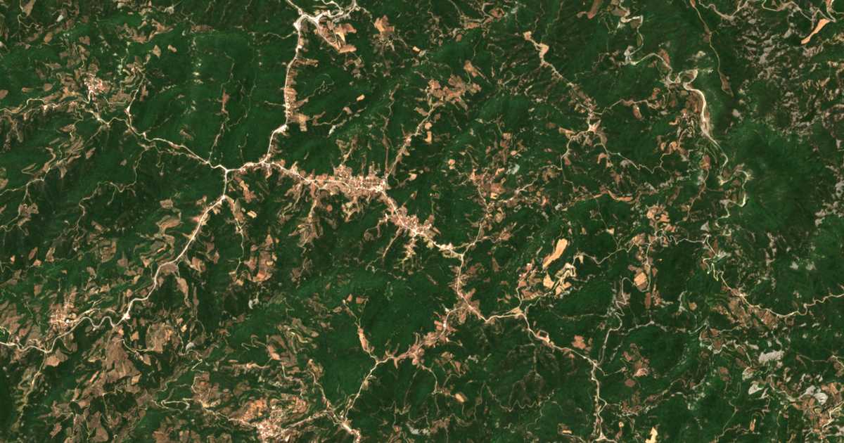 Satellitenkarte von Panagiá