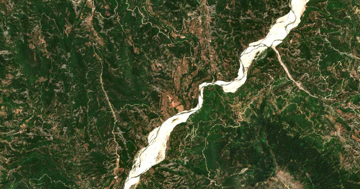 Satellitenkarte von Perdika (Arta)