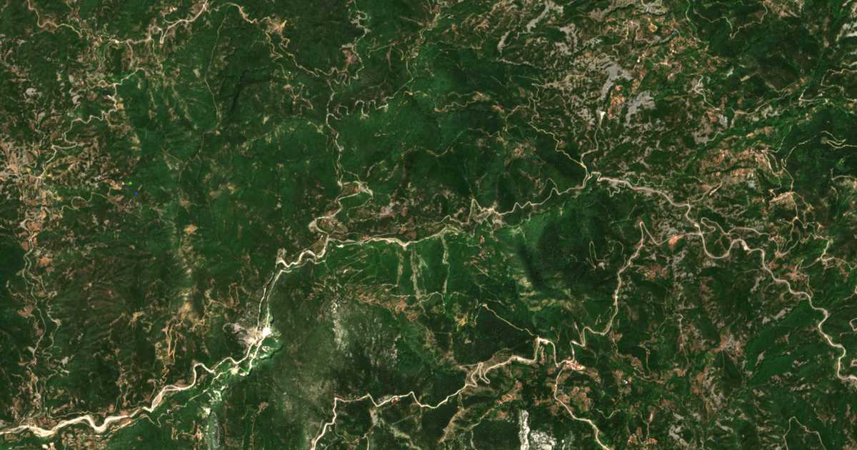 Satellitenkarte von Retsianá