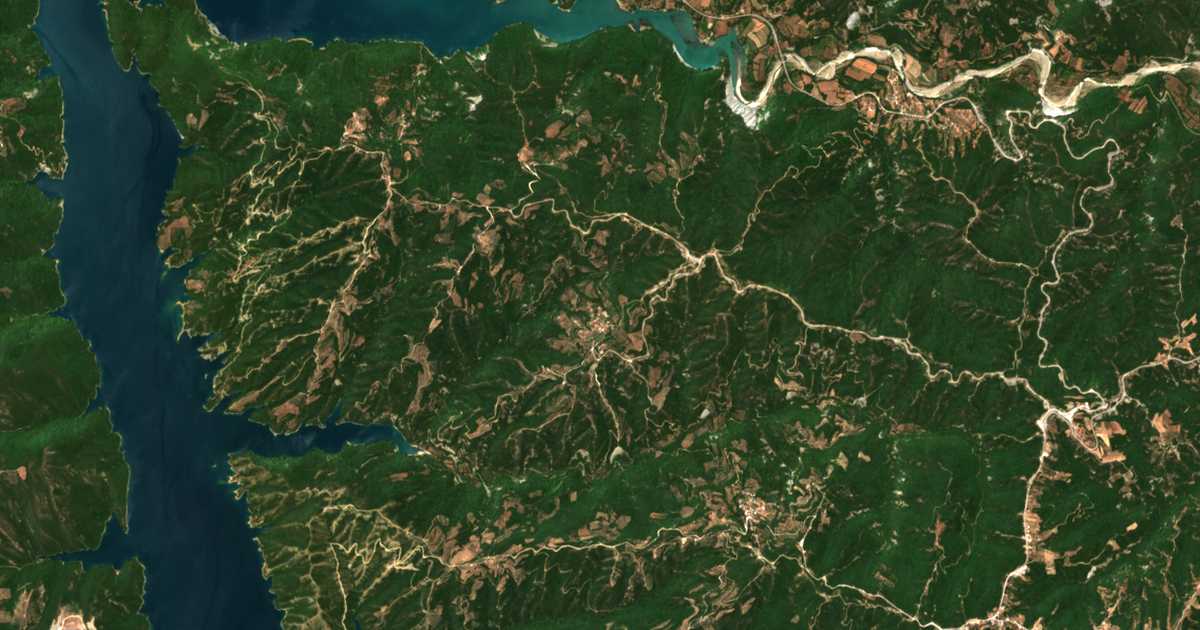 Satellitenkarte von Markiniáda
