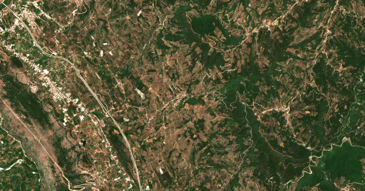 Satellitenkarte von Megárchi