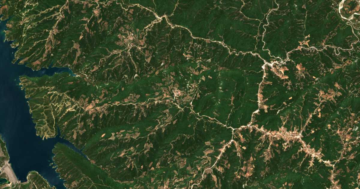 Satellitenkarte von Zygós