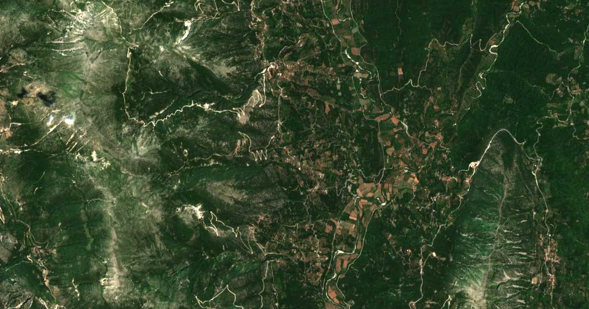 Satellitenkarte von Alepochórion