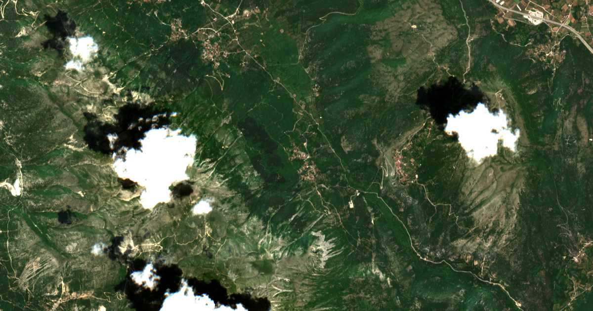 Satellitenkarte von Melingoí