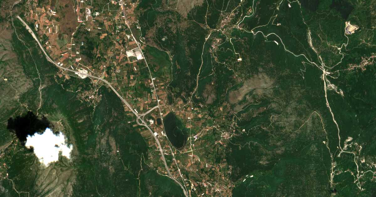 Satellitenkarte von Molyvadiá