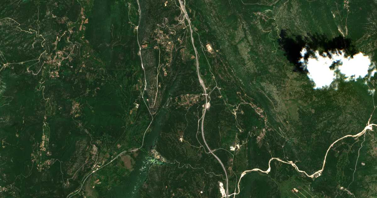 Satellitenkarte von Myrodáfni