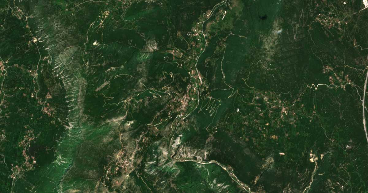 Satellitenkarte von Néa Mousiotítsa