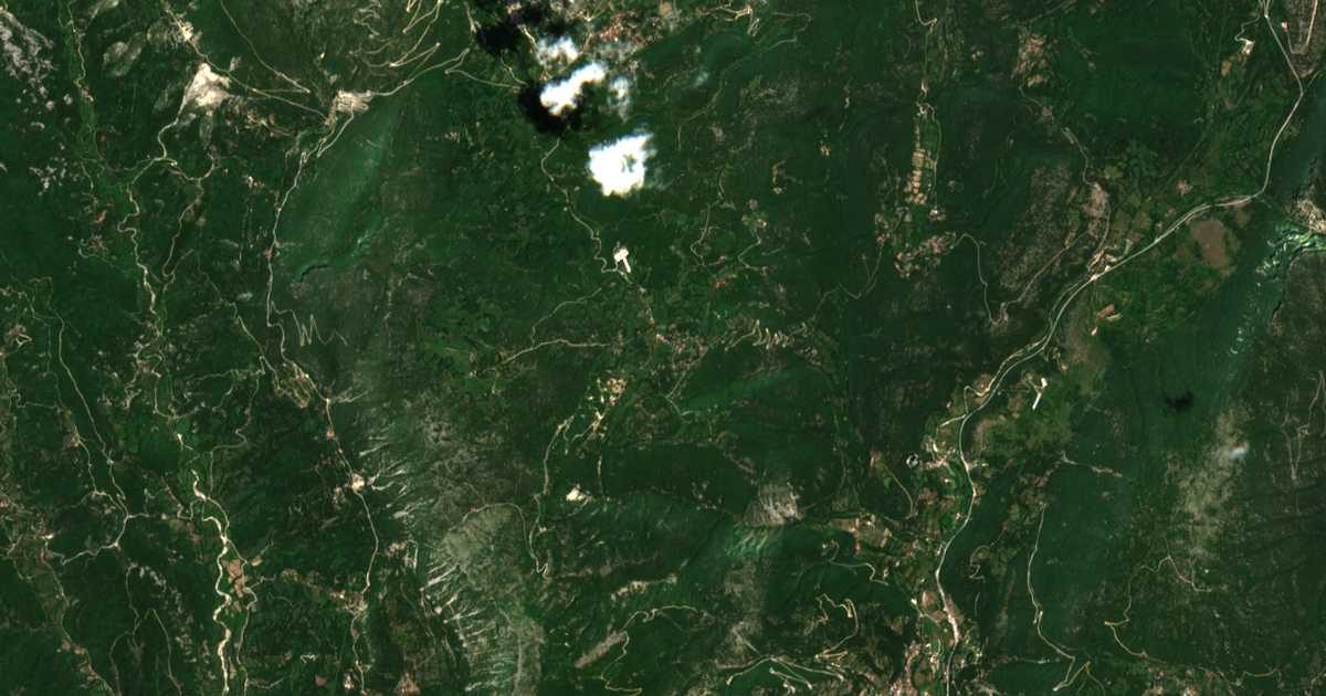 Satellitenkarte von Pentólakkos