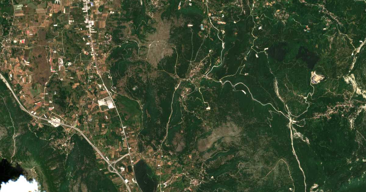Satellitenkarte von Servianá