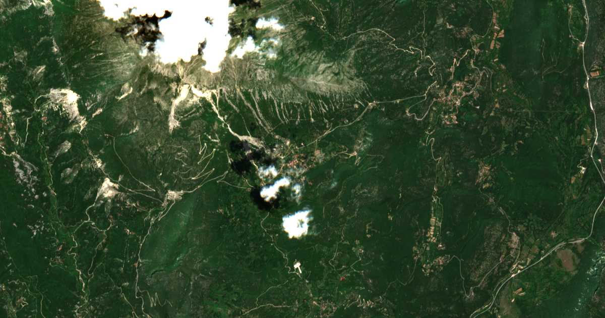Satellitenkarte von Vargiádes