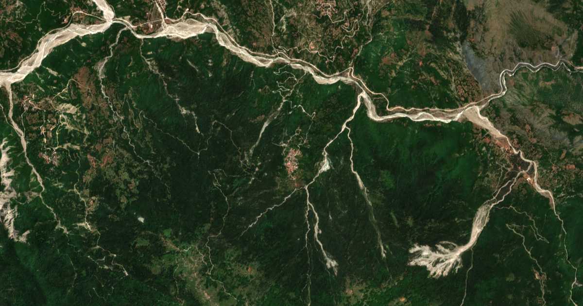 Satellitenkarte von Drosopigí
