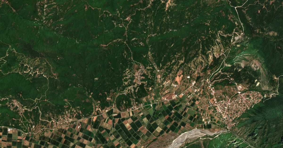 Satellitenkarte von Iliorráchi