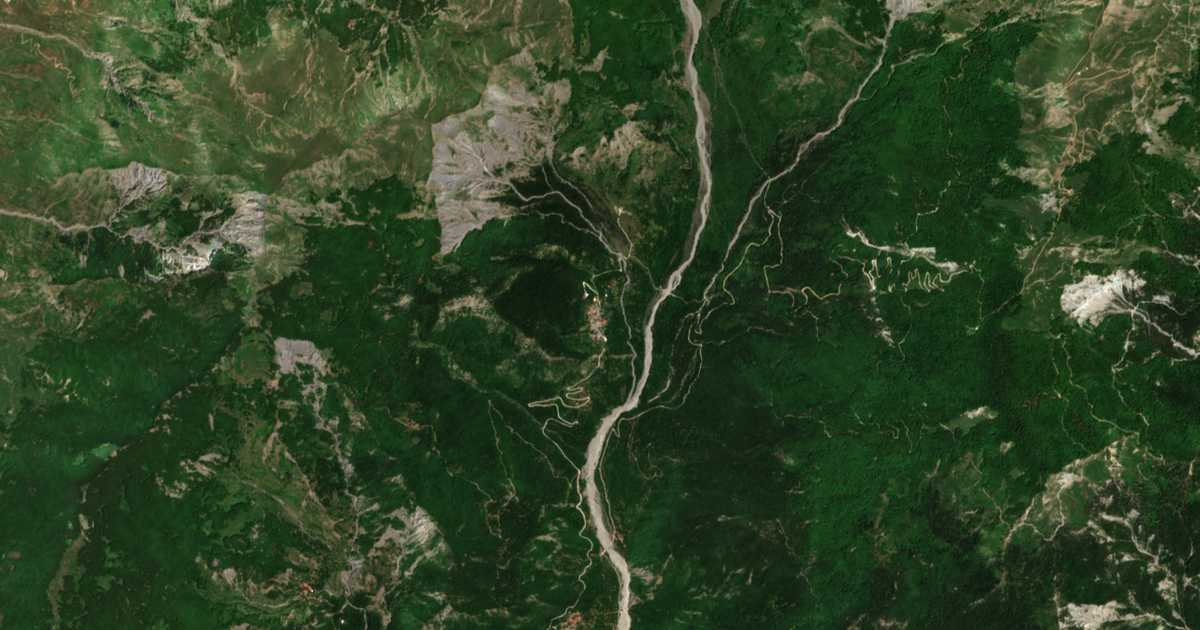 Satellitenkarte von Plikátion