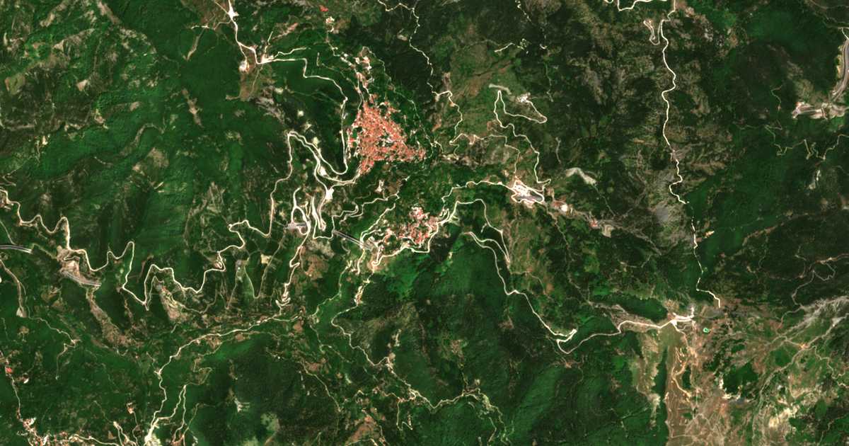 Satellitenkarte von Anílion